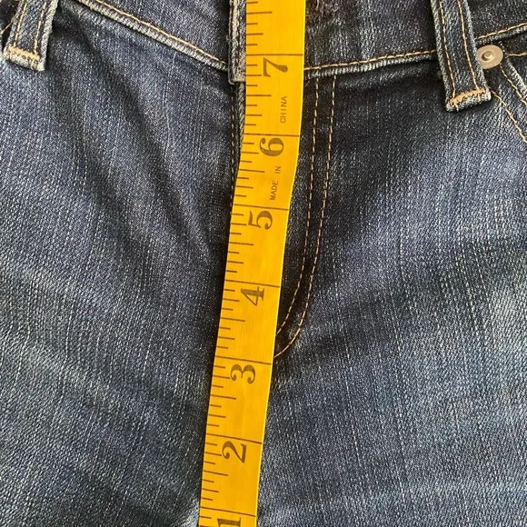 AG Adriano Goldschmied Women's Tomboy Dark Blue Cropped Jeans Sz 28 - Picture 5 of 7